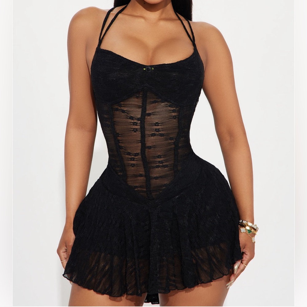 Lace Micro Mini Dress